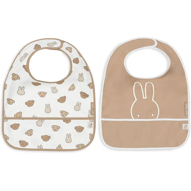 Jollein Lot de 2 Bavoirs Imperméables - Miffy and Friends