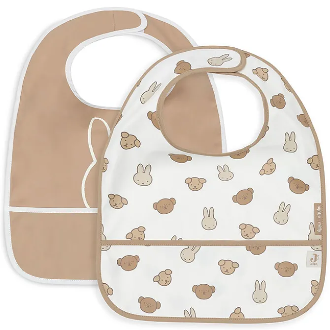 Jollein Lot de 2 Bavoirs Imperméables - Miffy and Friends