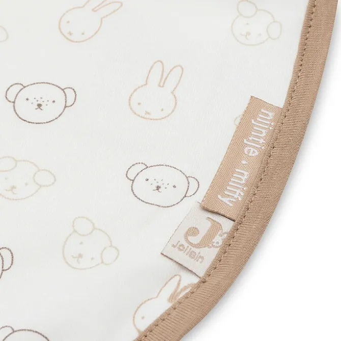 Jollein Lot de 5 Bavoirs Imperméables - Miffy Heads
