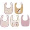 Jollein Lot de 5 Bavoirs Imperméables - Flower Fairies