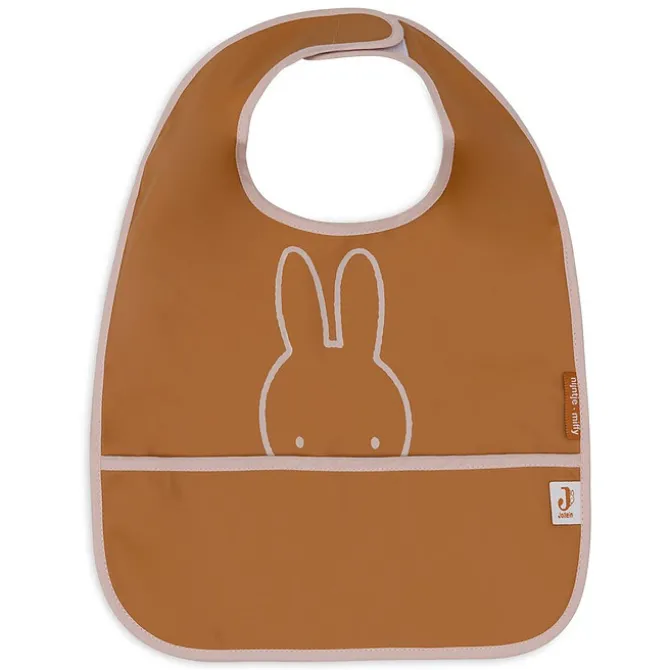 Jollein Lot de 2 Bavoirs Imperméables - Miffy Peekaboo Wild Rose