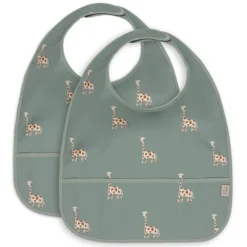 Jollein Lot de 2 Bavoirs Imperméables - Jungle Jambo