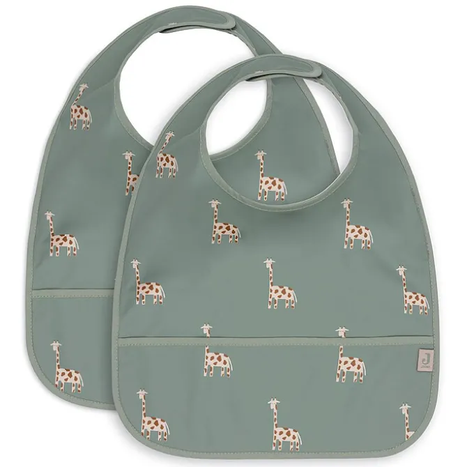 Jollein Lot de 2 Bavoirs Imperméables - Jungle Jambo