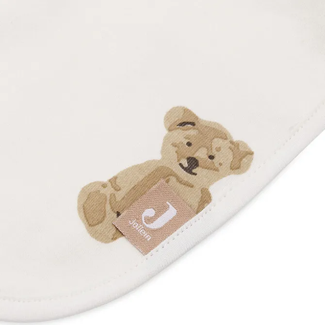 Jollein Lot de 5 Bavoirs Imperméables - Teddy Bear & Harvest