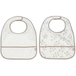 Jollein Lot de 2 Bavoirs Imperméables - Leafy Dreams