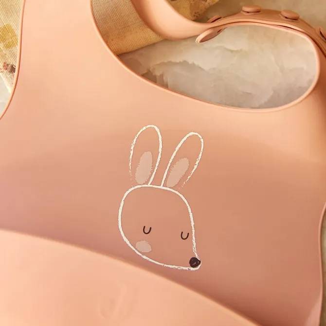 Jollein Lot de 2 Bavoirs Silicone - Kangaroots