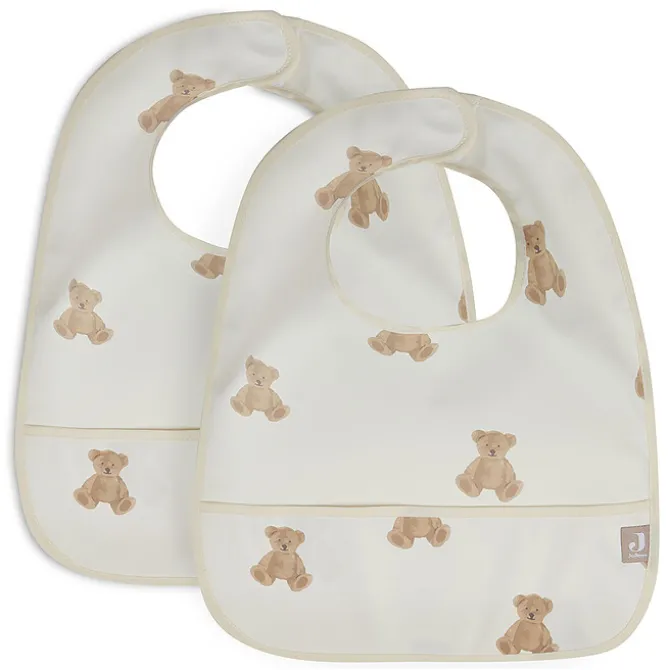 Jollein Lot de 2 Bavoirs - Teddy Bear