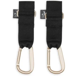 Jollein Lot de 2 Crochets pour Poussette - Noir