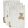 Jollein Lot de 3 Gants de Toilette - Teddy Bear