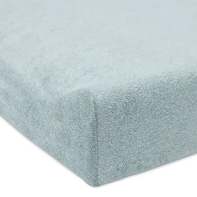 Jollein Lot de 2 Housses de Matelas à Langer - Sea Green & Biscuit