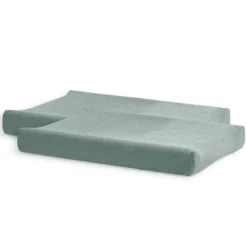 Jollein Lot de 2 Housses de Matelas à Langer - Ash Green