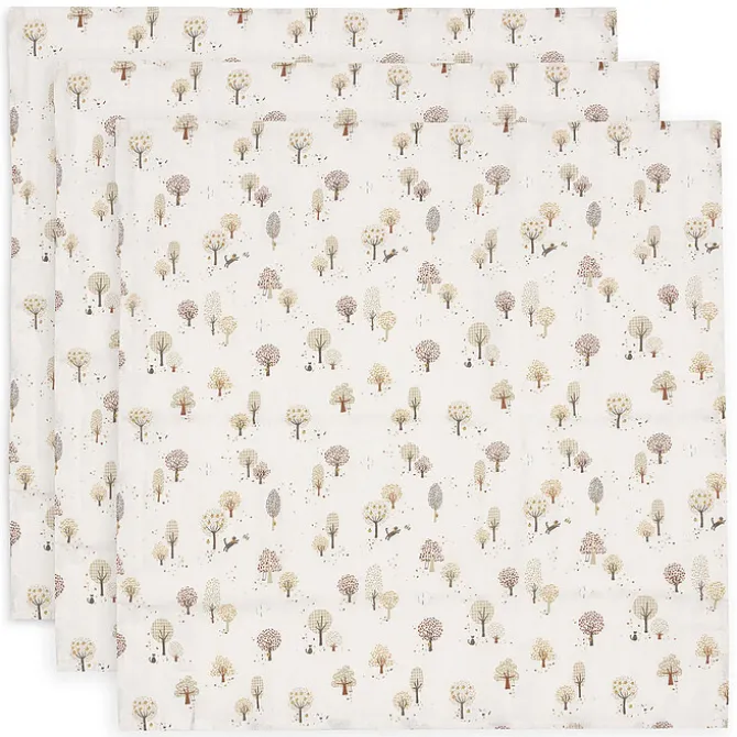 Jollein Lot de 3 Langes Gaze de Coton - Tiny Park