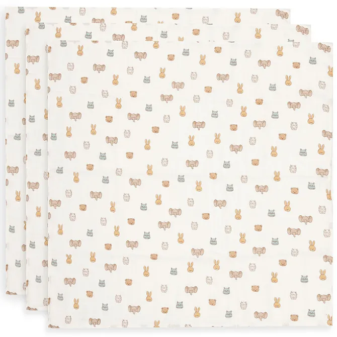 Jollein Lot de 3 Langes Gaze de Coton - Jollies