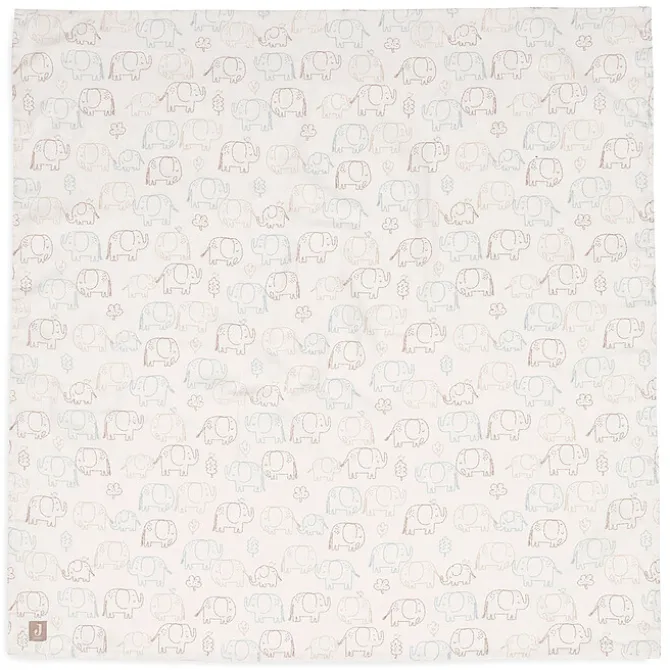 Jollein Lot de 3 Langes Gaze de Coton - Elephant Tales