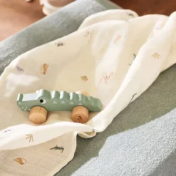 Jollein Lot de 3 Petits Langes Gaze de Coton - Jungle Jambo