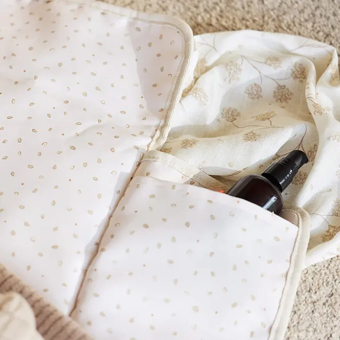 Jollein Matelas à Langer Nomade Cloudy Rib - Oatmeal