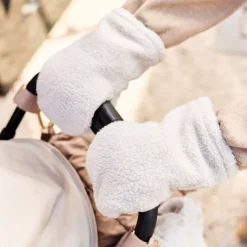 Jollein Moufles Poussette Teddy - Natural