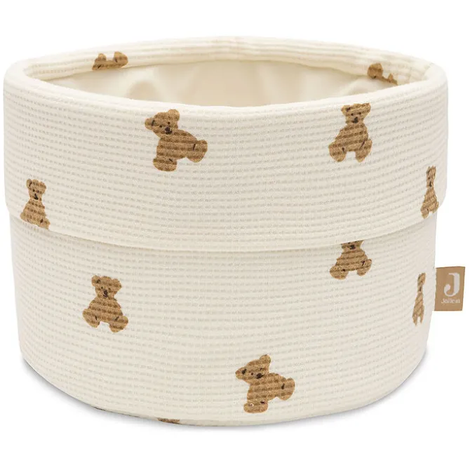 Jollein Panier de Rangement Little Waffle - Mini Teddy Bear