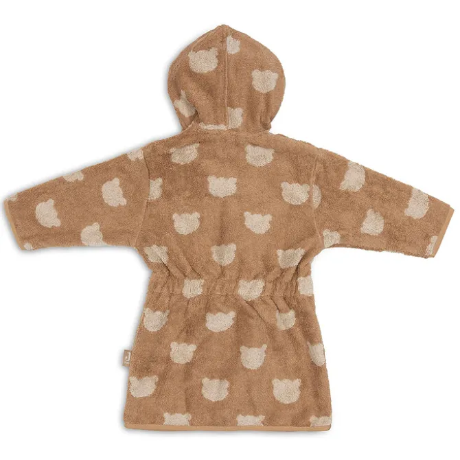 Jollein Peignoir de Bain Eponge Jacquard Teddy Bear Biscuit - 1/2 Ans