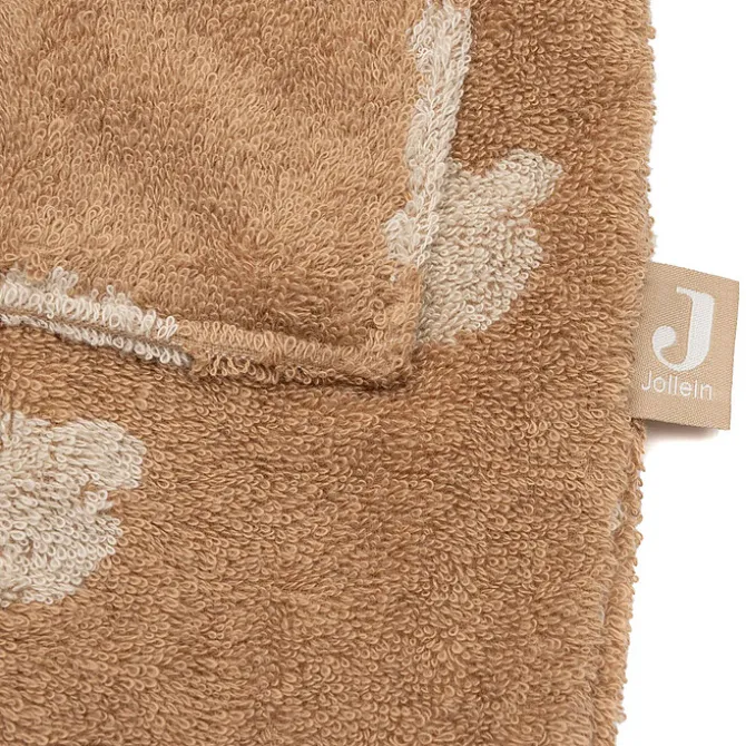 Jollein Peignoir de Bain Eponge Jacquard Teddy Bear Biscuit - 1/2 Ans