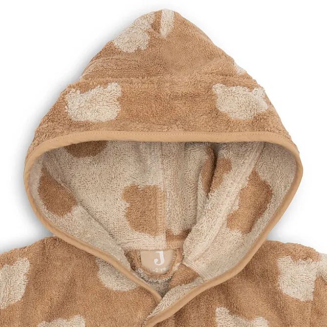Jollein Peignoir de Bain Eponge Jacquard Teddy Bear Biscuit - 1/2 Ans