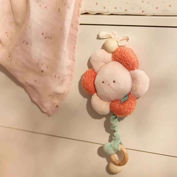 Jollein Peluche Musicale Flower - Pretty Picnic