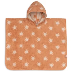 Jollein Poncho de Bain Eponge Jacquard Réversible - Sun Light Terra