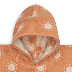 Jollein Poncho de Bain Eponge Jacquard Réversible - Sun Light Terra