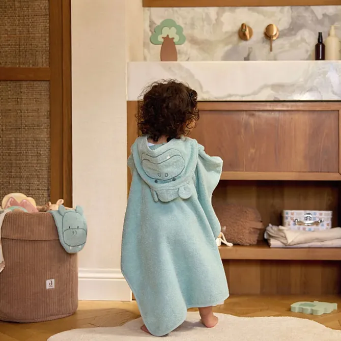 Jollein Poncho de Bain Éponge - Hippo Happy