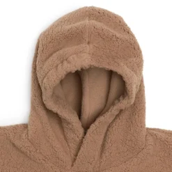 Jollein Poncho Teddy Fleece Curlé - Dark Hazel
