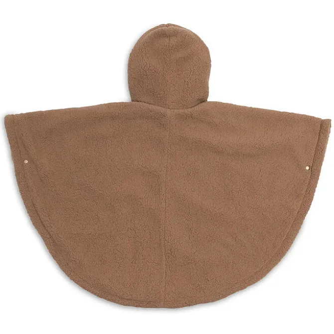 Jollein Poncho Teddy Fleece Curlé - Dark Hazel