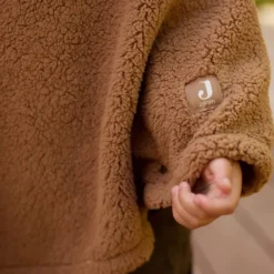 Jollein Poncho Teddy Fleece Curlé - Dark Hazel