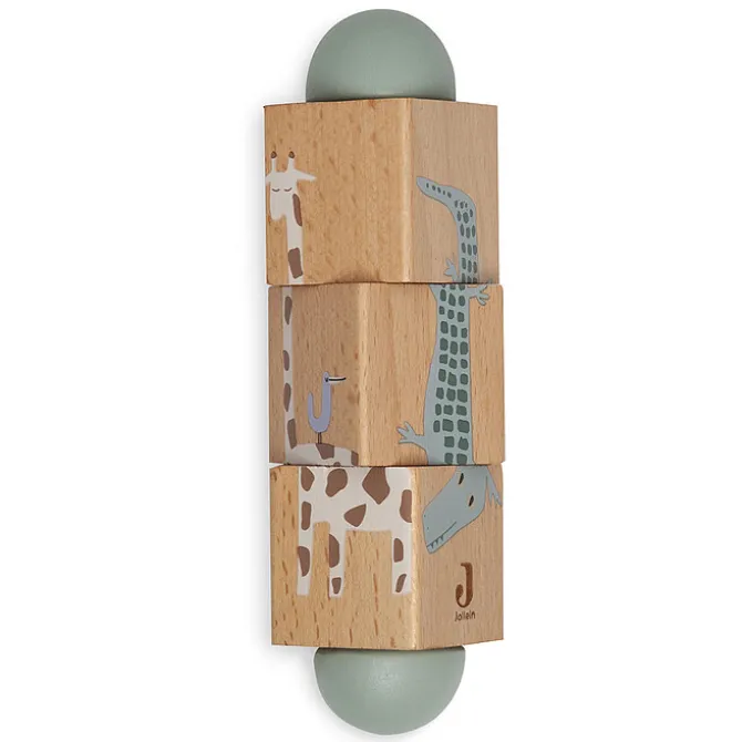 Jollein Puzzle en Bois à Tourner - Jungle Jambo