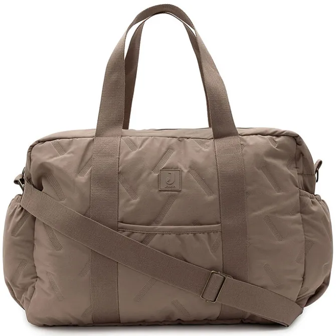 Jollein Sac à Langer Embossed Lily - Milky Coffee
