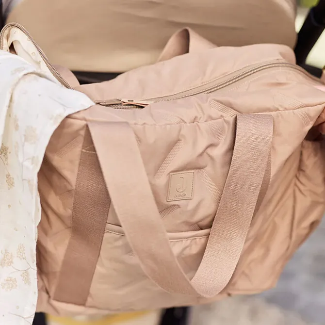 Jollein Sac à Langer Embossed Lily - Milky Coffee