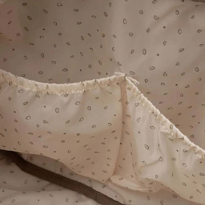Jollein Sac à Langer Embossed Lily - Milky Coffee