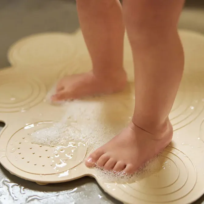 Jollein Tapis de Bain en Silicone Sun - Sand
