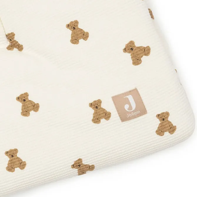 Jollein Tapis de Parc Rectangulaire Little Waffle - Mini Teddy Bear