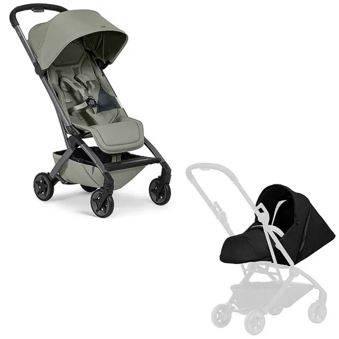 Joolz Pack Naissance Poussette Aer² Sage Green + Cocon Aer² Space Black