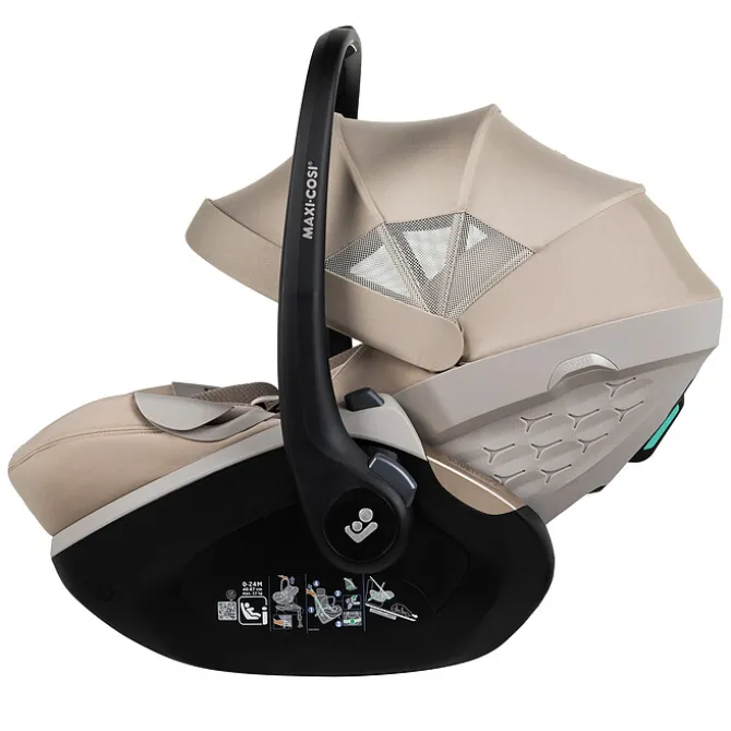 Joolz Siège Auto Pebble Slide Pro i-Size Groupe 0+ Joolz x Maxi-Cosi - Sandy Taupe