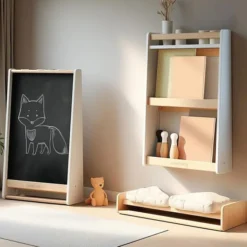 Jurababy Table à Langer Murale Nami - Blanc Perle