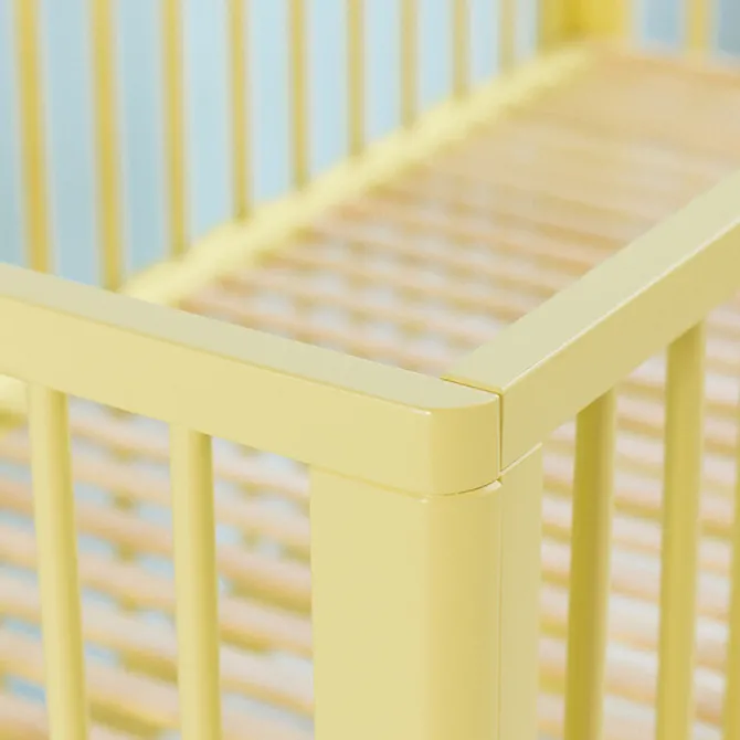 Karl & Fric Lit Bébé Evolutif Nox Jaune - 60 x 120 cm