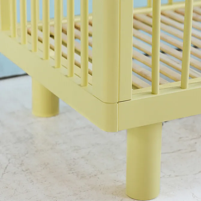 Karl & Fric Lit Bébé Evolutif Nox Jaune - 60 x 120 cm