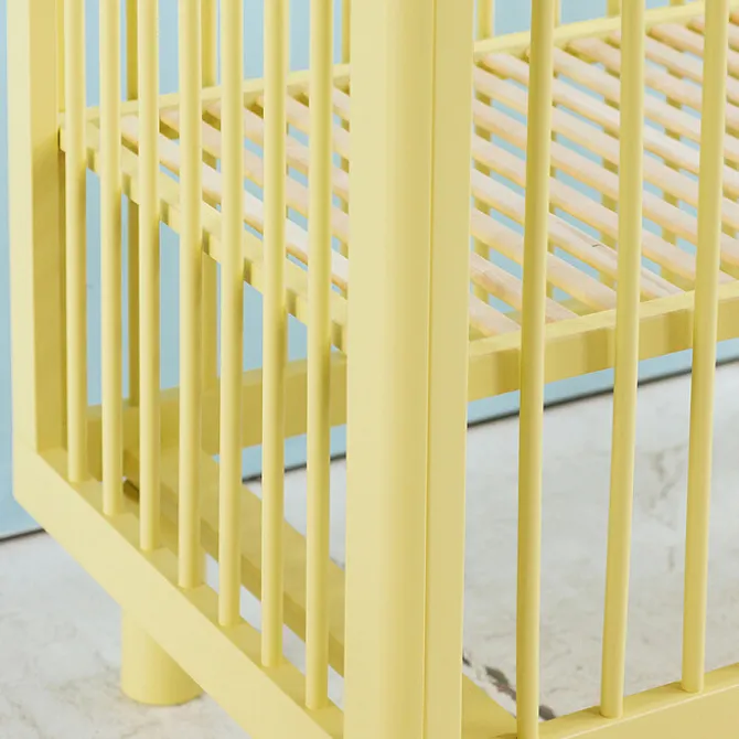Karl & Fric Lit Bébé Evolutif Nox Jaune - 60 x 120 cm