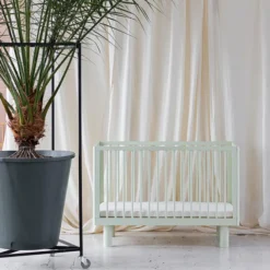 Karl & Fric Lit Bébé Evolutif Nox Pistache - 60 x 120 cm