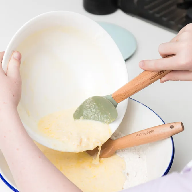 KiddiKutter Coffret Ustensiles de Cuisine - Naturel