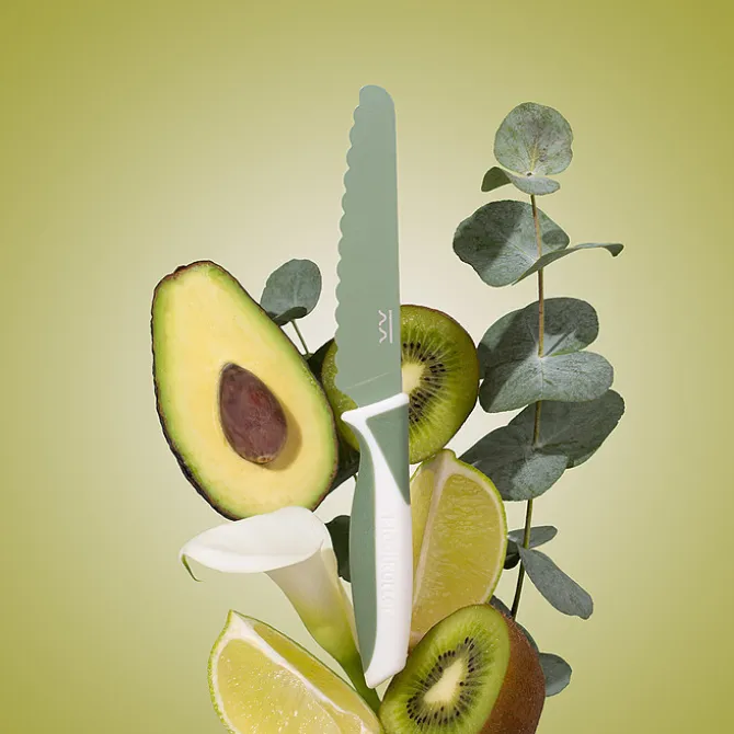 KiddiKutter Couteau d'Apprentissage - Kiwi