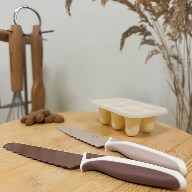KiddiKutter Couteau d'Apprentissage - Moka