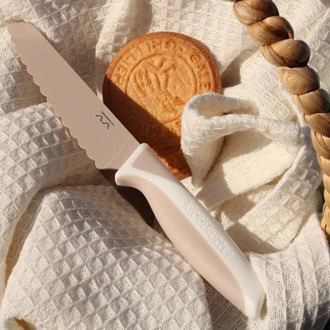 KiddiKutter Couteau d'Apprentissage - Crème