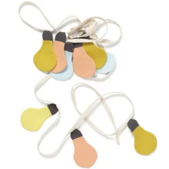 Kid's Concept Guirlande à Fanions Ampoules - Vert Multi